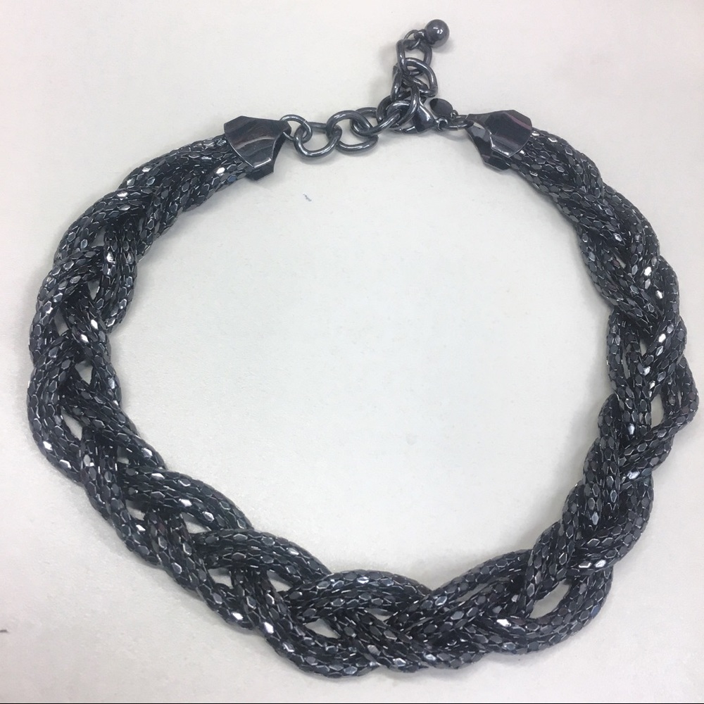 Black Beaded Necklace
